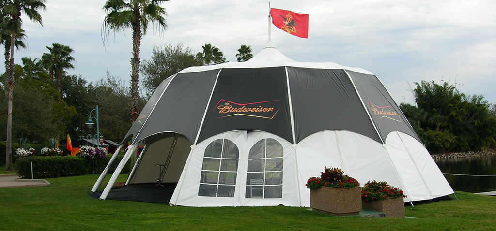 Busch Gardens Printed Tent Panels