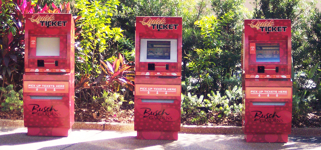 Busch Gardens Ticket Kiosk Wraps