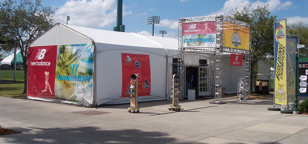 New Balance Retail Tent and Truss Graphics